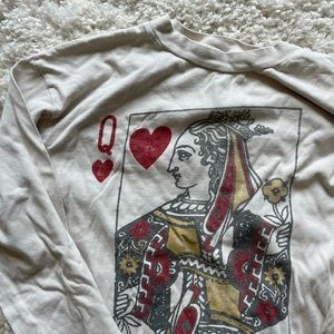 Free People Day Dreamer Queen of Hearts T-Shirt